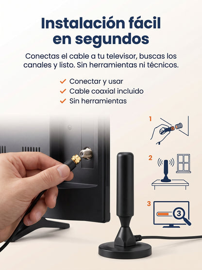 Antena Digital - Compre 1 Leve 2 GRATIS 🎁